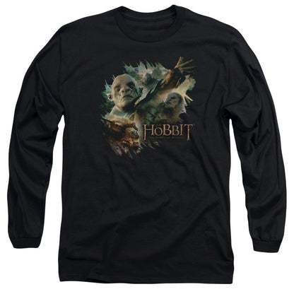 Hobbit Baddies Mens Long Sleeve Shirt Black Officially Licensed