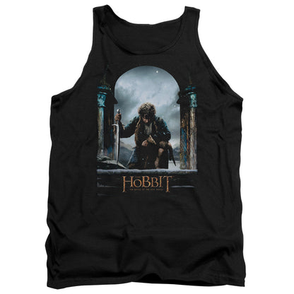 The Hobbit Bilbo Poster Mens Tank Top Shirt Black Officially Licensed