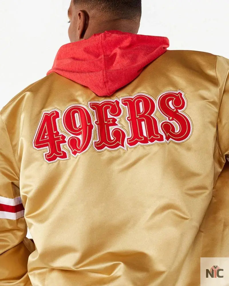 HOMAGE X Starter 49ers Heavyweight Satin Jacket