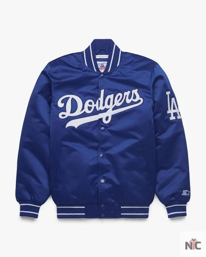 HOMAGE X Starter Dodgers Heavyweight Satin Jacket