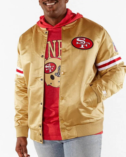 HOMAGE X Starter 49ers Heavyweight Satin Jacket