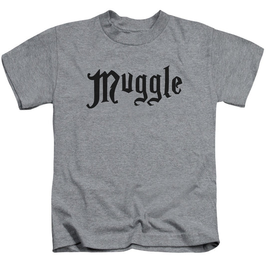 Harry Potter Muggle Juvenile Kids Youth T Shirt Athletic Heather Officially Licensed