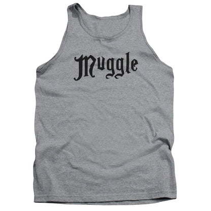 Harry Potter Muggle Mens Tank Top Shirt Athletic Heather Officially Licensed