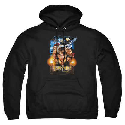 Harry Potter Movie Poster Mens Hoodie Black Officially Licensed