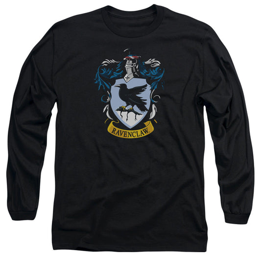 Harry Potter Ravenclaw Crest Mens Long Sleeve Shirt Black Officially Licensed Officially Licensed