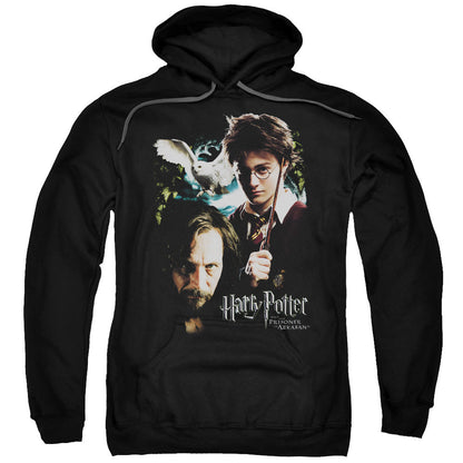 Harry Potter Harry And Sirius Mens Hoodie Black Officially Licensed