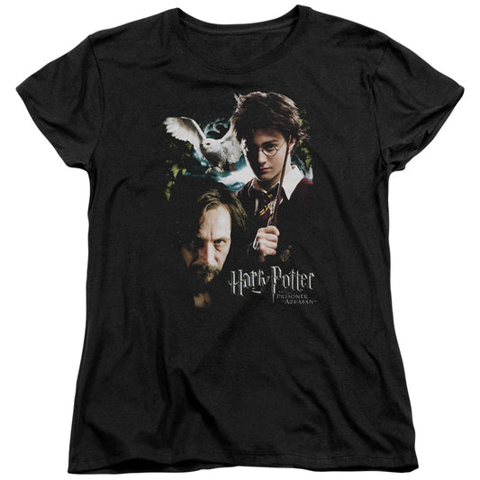 Harry Potter Harry and Sirius Womens T Shirt Black Officially Licensed