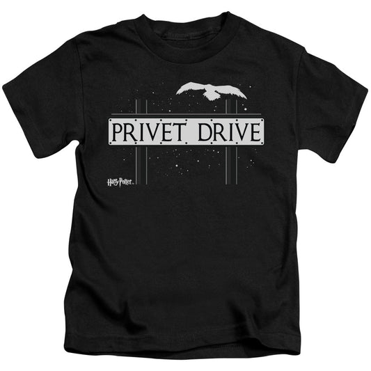 Harry Potter Privet Drive Juvenile Kids Youth T Shirt Black Officially Licensed