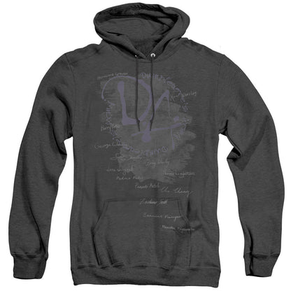 Harry Potter Dumbledores Army Mens Heather Hoodie Black Officially Licensed