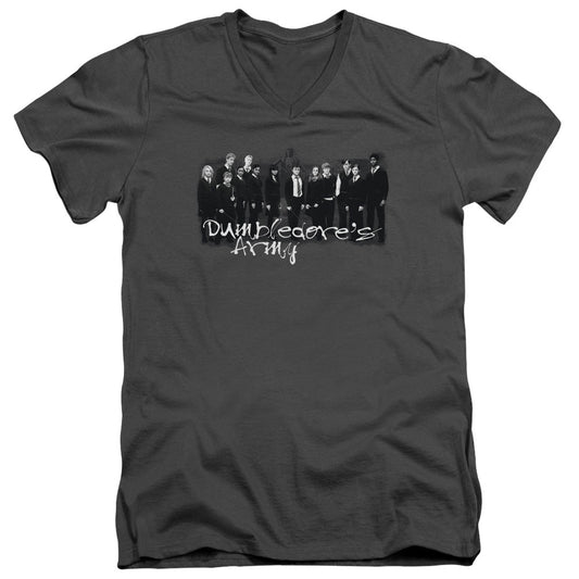 Harry Potter and the Order of Phoenix Da Squad Mens Slim Fit V-Neck T Shirt Charcoal Officially Licensed