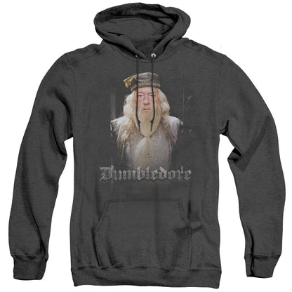 Harry Potter Dumble Doors Mens Heather Hoodie Black Officially Licensed