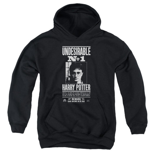 Harry Potter Undesirable No 1 Kids Youth Hoodie Black Officially Licensed