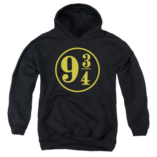 Harry Potter 9 3 4 Kids Youth Hoodie Black Officially Licensed