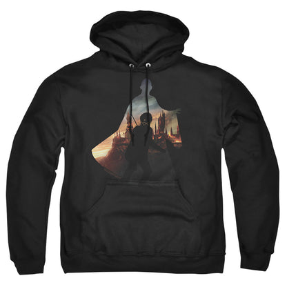 Harry Potter Voldemort Looms Mens Hoodie Black Officially Licensed