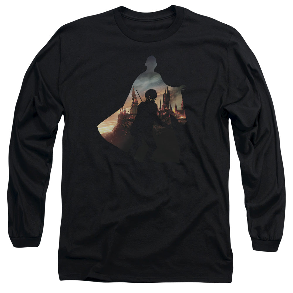 Harry Potter Voldemort Looms Mens Long Sleeve Shirt Black Officially Licensed Officially Licensed