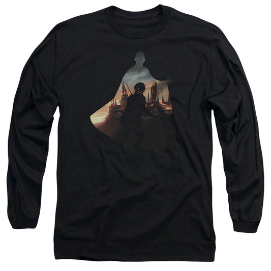 Harry Potter Voldemort Looms Mens Long Sleeve Shirt Black Officially Licensed Officially Licensed