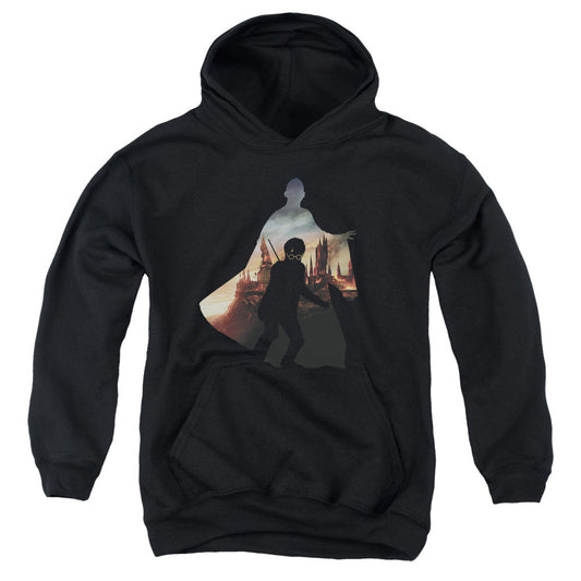 Harry Potter Voldemort Looms Kids Youth Hoodie Black Officially Licensed
