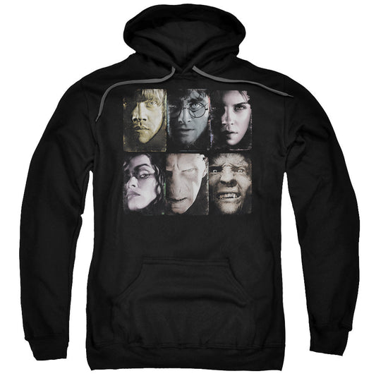 Harry Potter Horizontal Heads Mens Hoodie Black Officially Licensed
