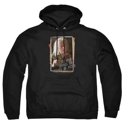 Harry Potter Olivander Mens Hoodie Black Officially Licensed