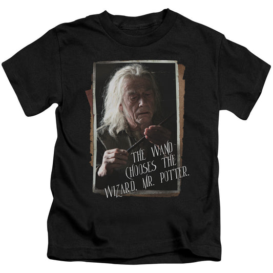 Harry Potter Olivander Juvenile Kids Youth T Shirt Black Officially Licensed