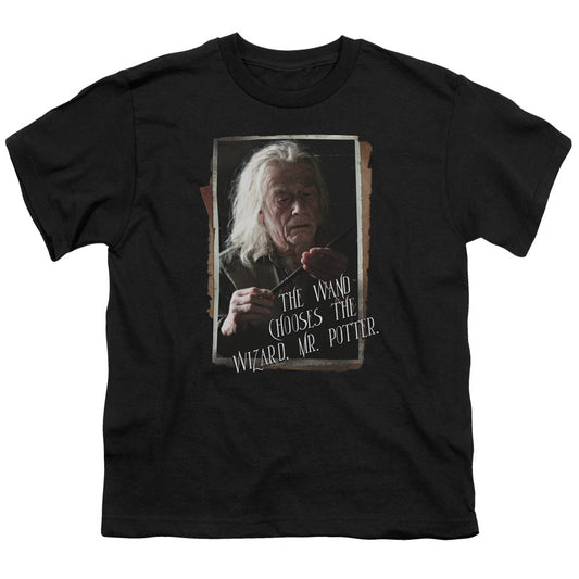 Harry Potter Olivander Kids Youth T Shirt Black Officially Licensed