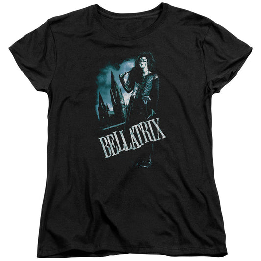 Harry Potter Bellatrix Full Body Womens T Shirt Black Officially Licensed