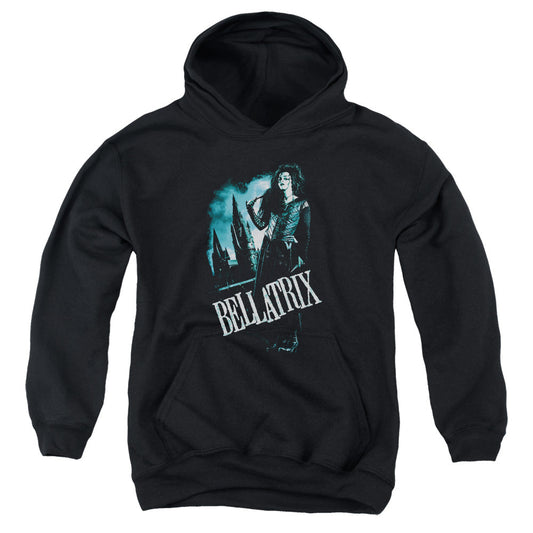 Harry Potter Bellatrix Full Body Kids Youth Hoodie Black Officially Licensed