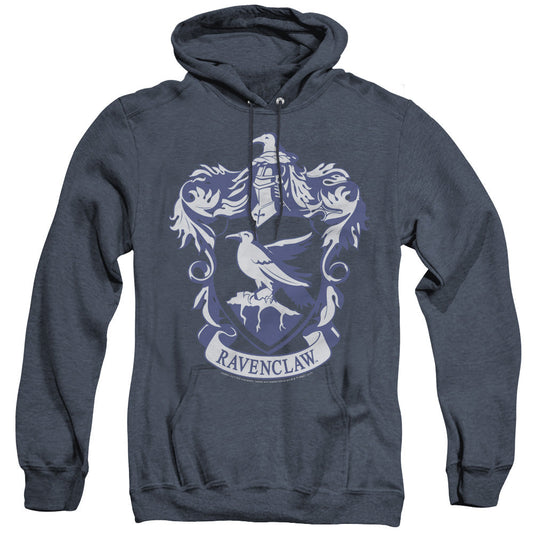 Harry Potter Ravenclaw Crest Heather Mens Hoodie Navy Officially Licensed