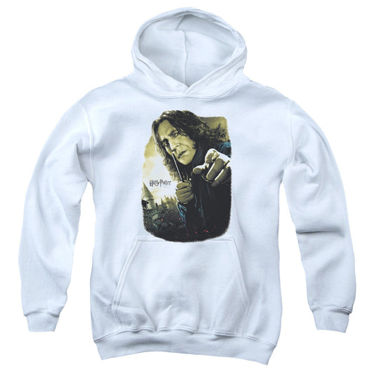 Harry Potter Snape Poster Kids Youth Hoodie White Officially Licensed