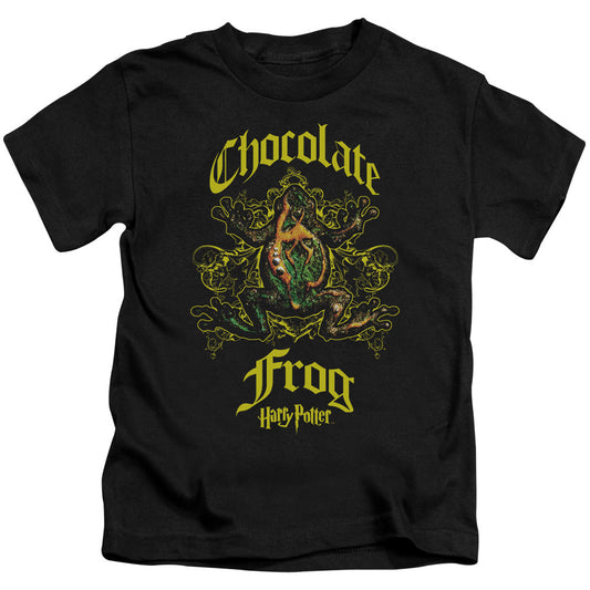 Harry Potter Chocolate Frog Juvenile Kids Youth T Shirt Black Officially Licensed