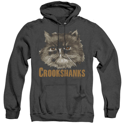 Harry Potter Crookshanks Heather Mens Hoodie Black Officially Licensed