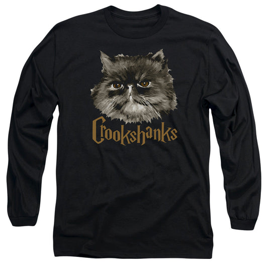 Harry Potter Crookshanks Mens Long Sleeve Shirt Black Officially Licensed Officially Licensed