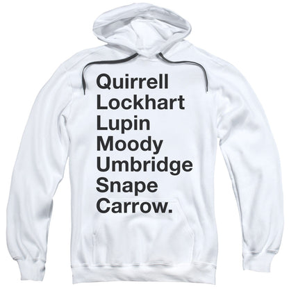 Harry Potter Professors Mens Hoodie White Officially Licensed
