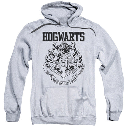 Harry Potter Hogwarts Athletic Mens Hoodie Athletic Heather Officially Licensed
