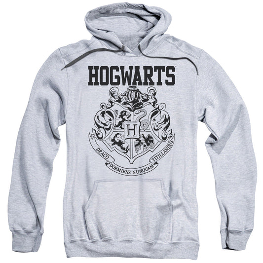 Harry Potter Hogwarts Athletic Mens Hoodie Athletic Heather Officially Licensed