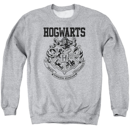 Harry Potter Hogwarts Athletic Mens Crewneck Sweatshirt Athletic Heather Officially Licensed