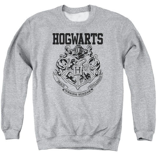 Harry Potter Hogwarts Athletic Mens Crewneck Sweatshirt Athletic Heather Officially Licensed