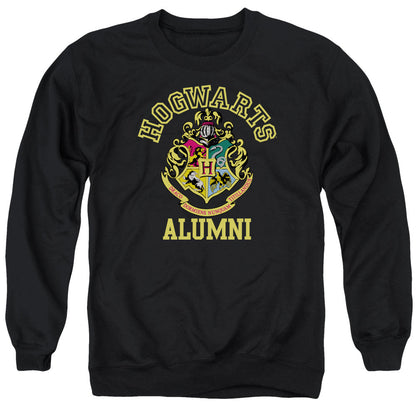 Harry Potter Hogwarts Alumni Mens Crewneck Sweatshirt Black Officially Licensed