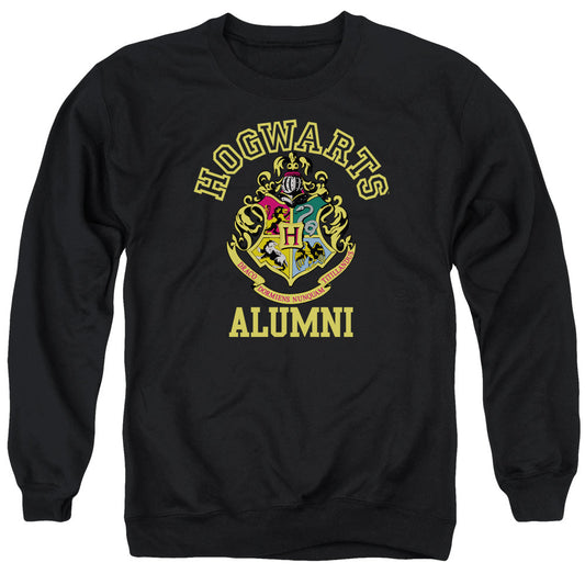 Harry Potter Hogwarts Alumni Mens Crewneck Sweatshirt Black Officially Licensed