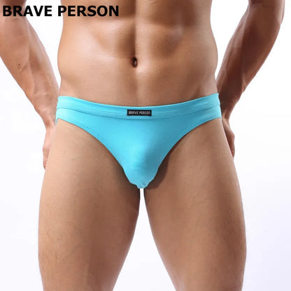 Brave Person Men’s Cotton-Blend Briefs – Everyday Comfort Underwear