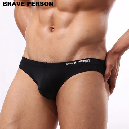Brave Person Men’s Nylon Blend Briefs – Breathable Everyday Underwear