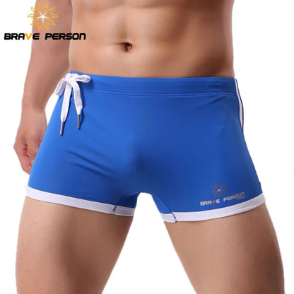 BRAVE PERSON Brand Men's Beach Wear Shorts Men Swim Trunks