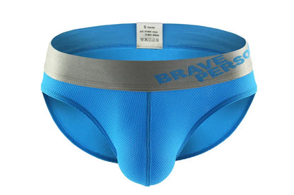 BRAVE PERSON Men's Underwear Nylon Mesh Briefs