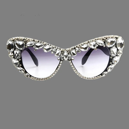 Hand designed bejeweled sunglasses
