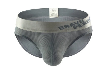 BRAVE PERSON Men's Underwear Nylon Mesh Briefs