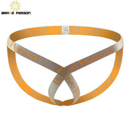Brave Person Men’s Nylon-Spandex Jockstrap – Breathable Athletic Support Underwear