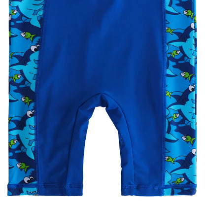 BAOHULU Shark Character Kids Swimwear (UPF50+) Swimsuit One Piece Boy Children Bathing Suits Swimming Suit for Boys 3-10 Years