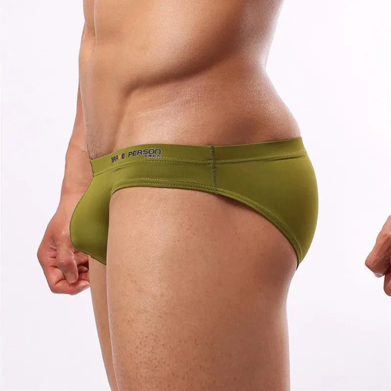 Brave Person Men’s Nylon Blend Briefs – Breathable Everyday Underwear