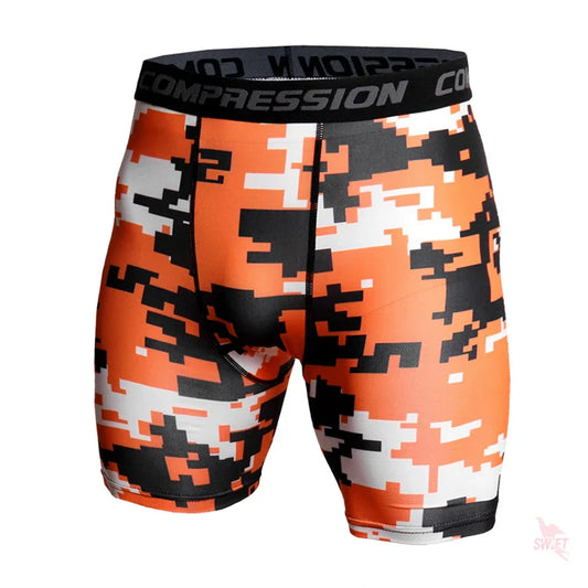 Camo Pixel Compression Shorts
