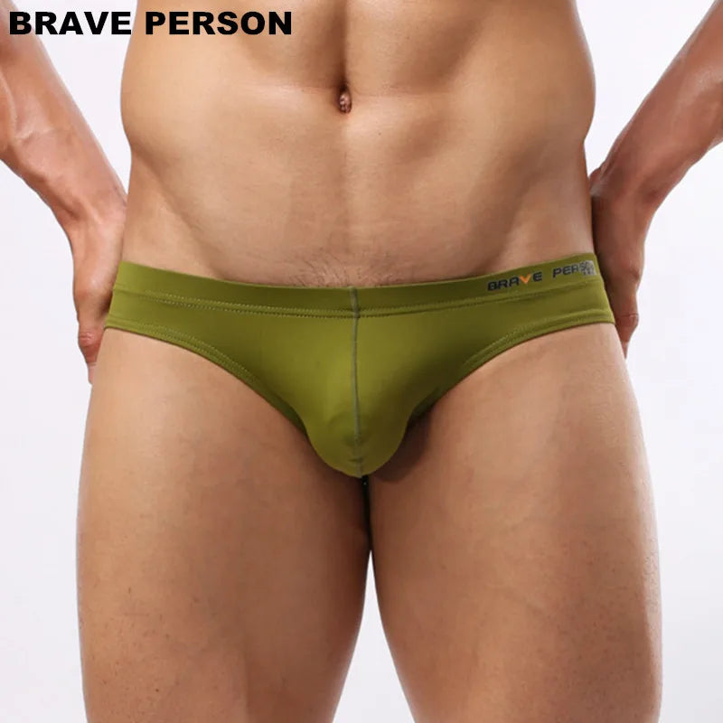 Brave Person Men’s Nylon Blend Briefs – Breathable Everyday Underwear
